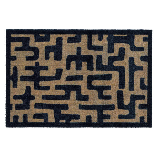 My Mat Nylon Indoor Pattern Abstract Maze - handmade