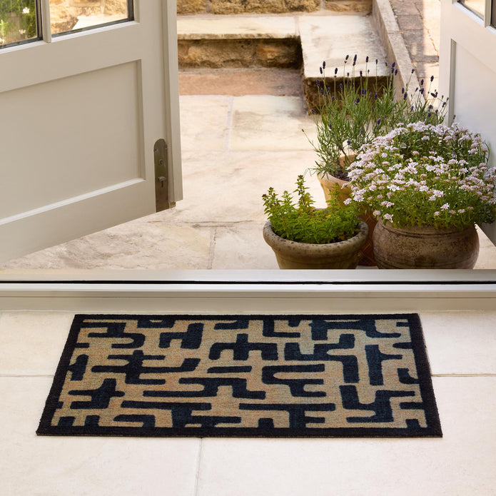 My Mat Nylon Indoor Pattern Abstract Maze - handmade