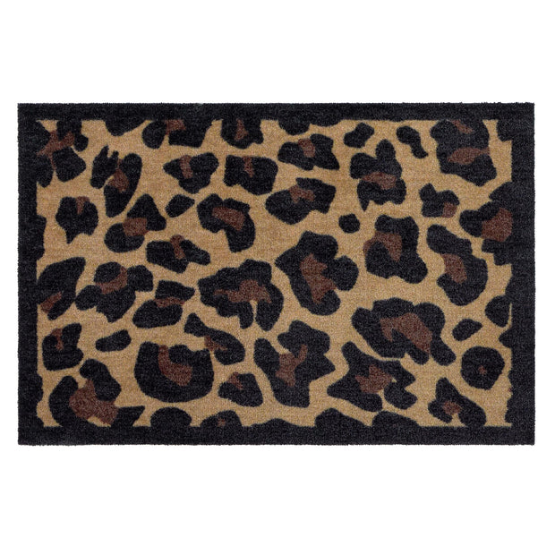 My Mat Nylon Indoor Pattern Leopard Border - handmade