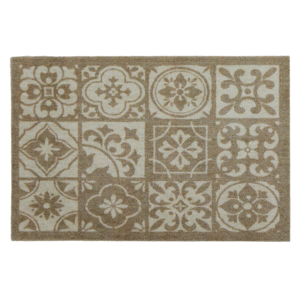 My Mat Nylon Indoor Pattern Mediterranean Tile - handmade