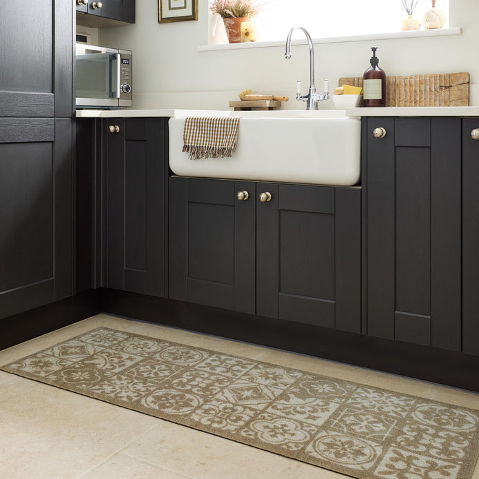 My Mat Nylon Indoor Pattern Mediterranean Tile - handmade