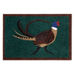 My Mat Nylon Indoor Pattern Pheasant Green - handmade