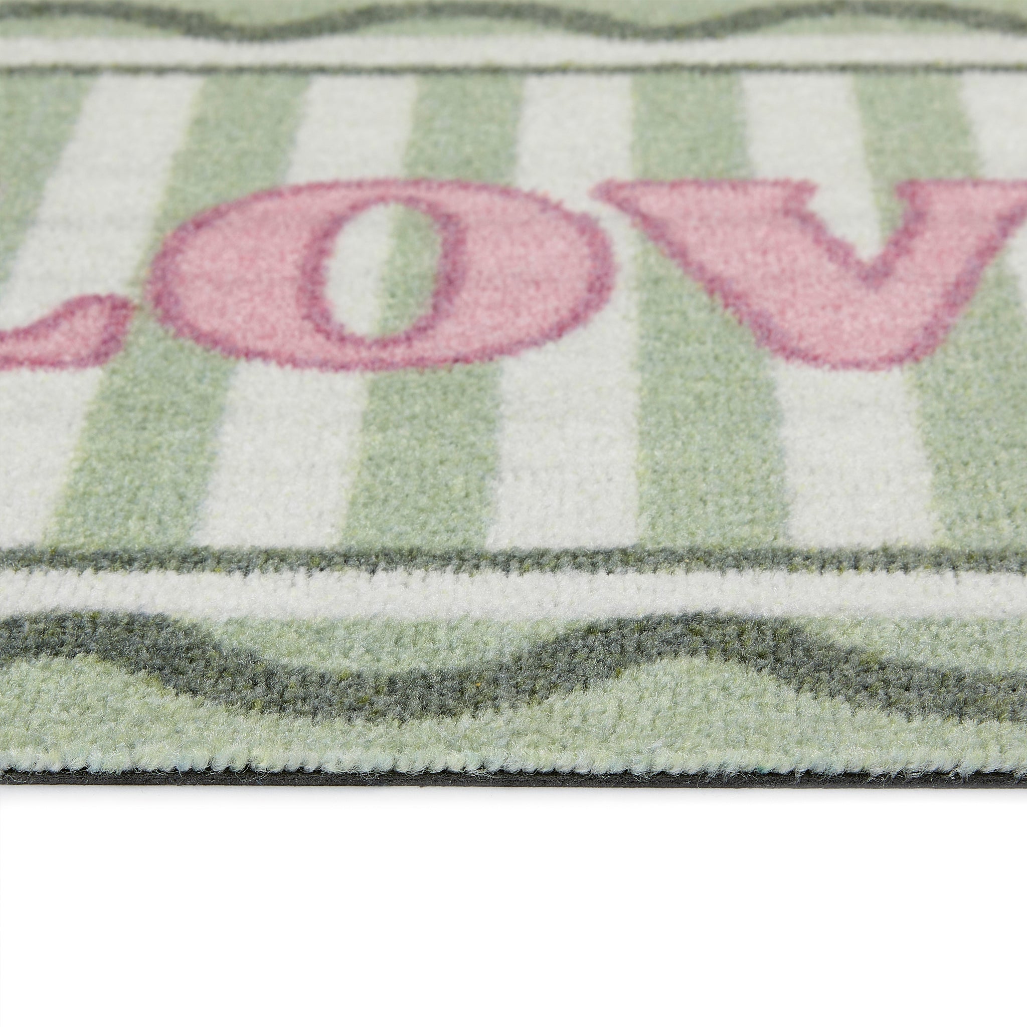 My Mat Nylon Indoor Patterned My Love - handmade