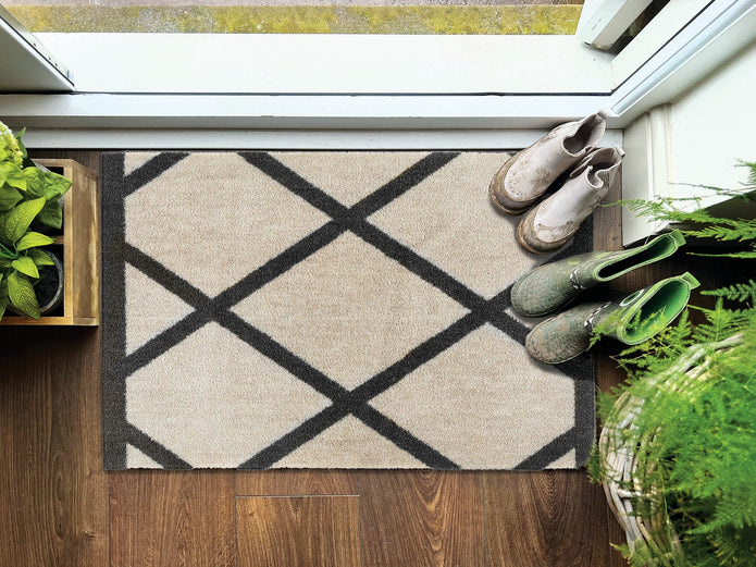 My Mat Nylon - My Border Geo - handmade