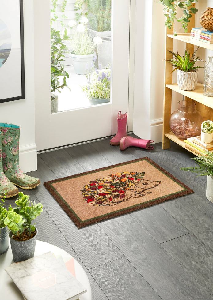 My Mat Nylon - My Floral Hedgehog - handmade