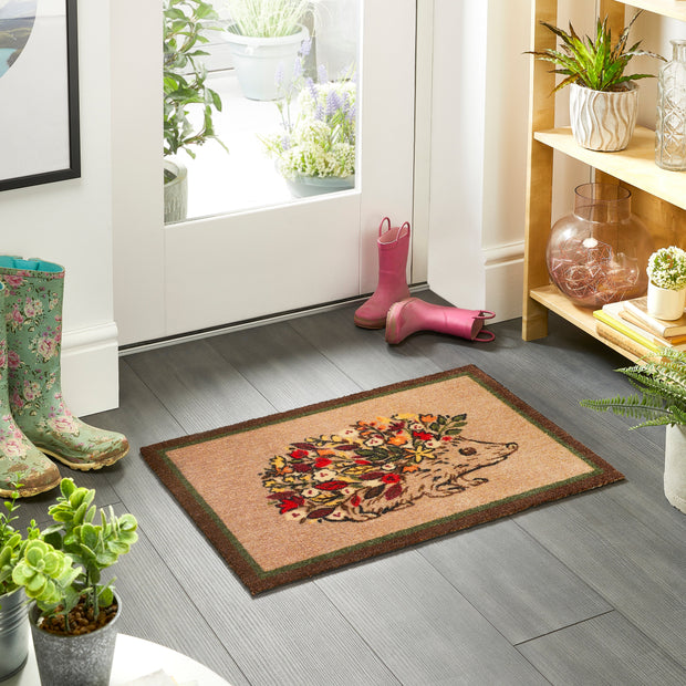 My Mat Nylon - My Floral Hedgehog - handmade