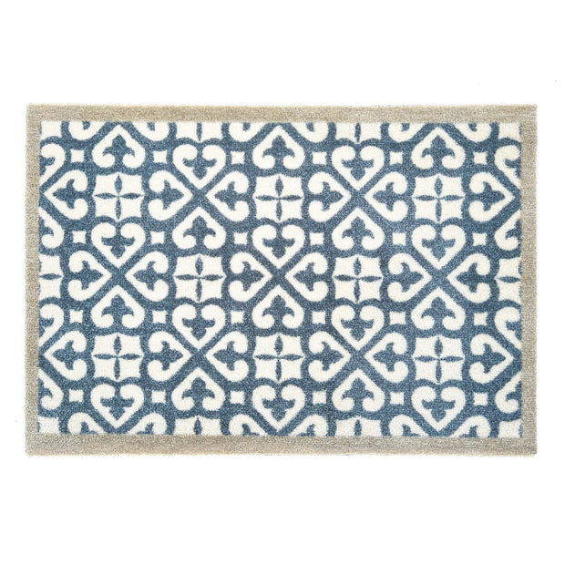 My Mat Nylon - My Harlequin Tile Blue - handmade