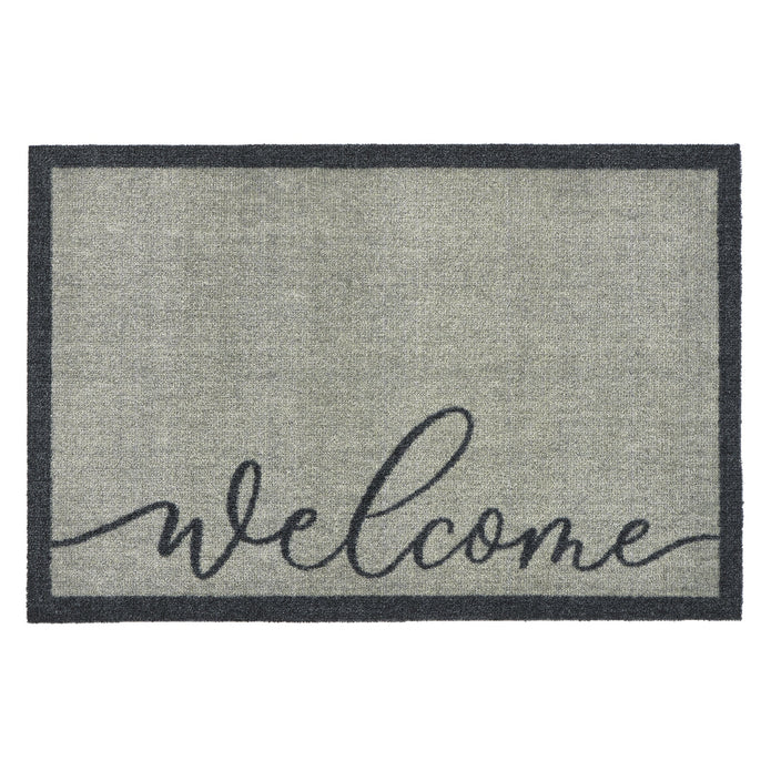 My Mat Nylon - My Welcome Grey - handmade