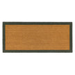 My Mat Printed Coir Border Green - handmade