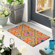 My Mat Printed Coir Bright Tile Doormat - handmade