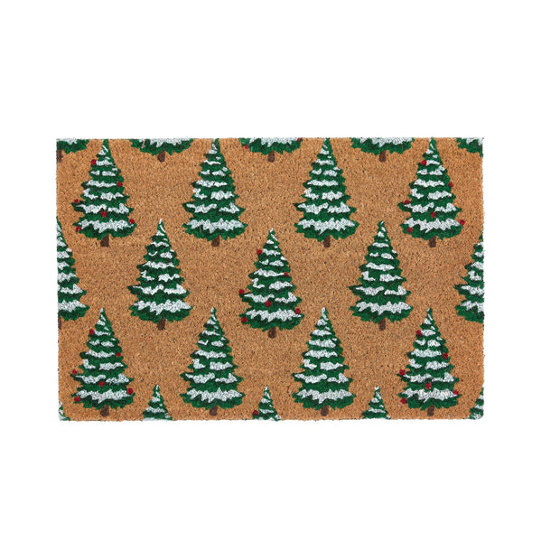 My Mat Printed Coir Christmas Trees - handmade