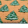 My Mat Printed Coir Christmas Trees - handmade