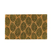 My Mat Printed Coir Green Leaves Doormat - handmade