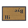 My Mat Printed Coir Hi Bye Doormat - handmade