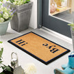 My Mat Printed Coir Hi Bye Doormat - handmade