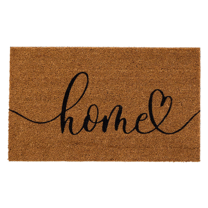 My Mat Printed Coir Home Script - handmade