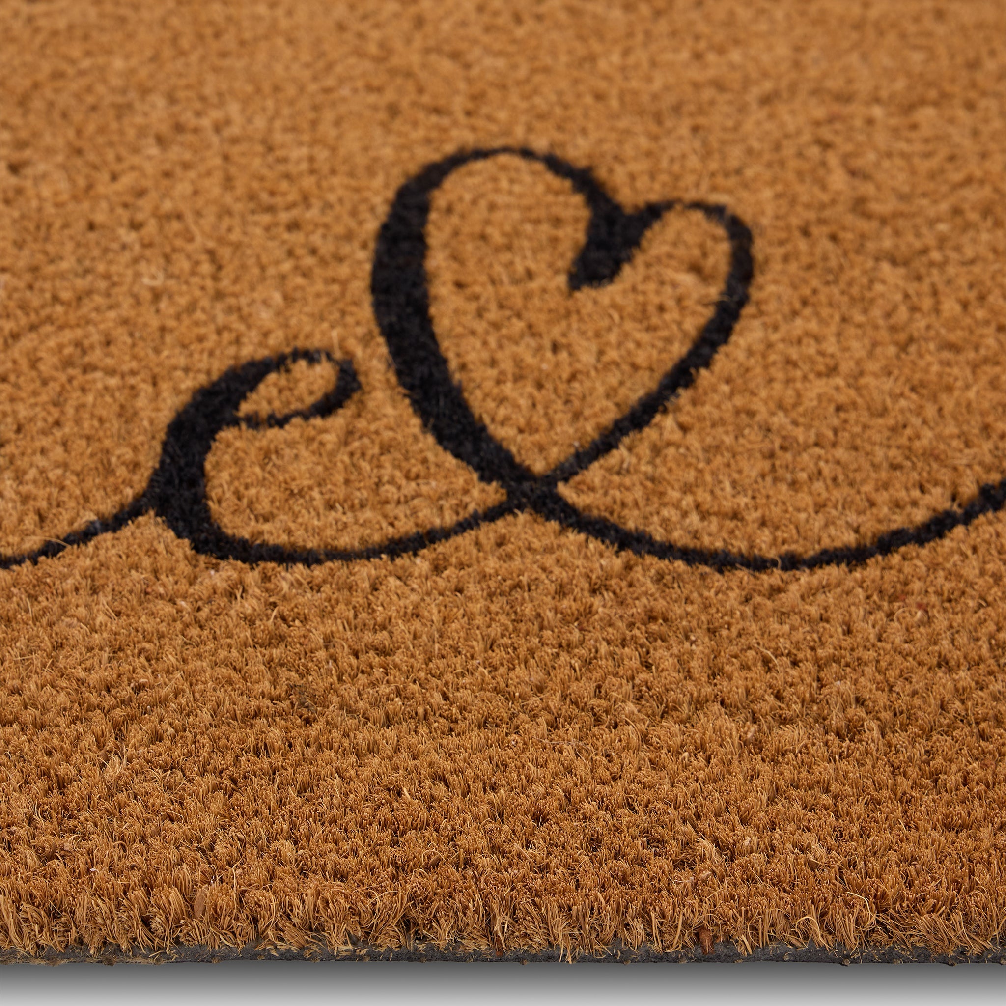 My Mat Printed Coir Home Script - handmade