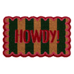My Mat Printed Coir Howdy Stripe - handmade
