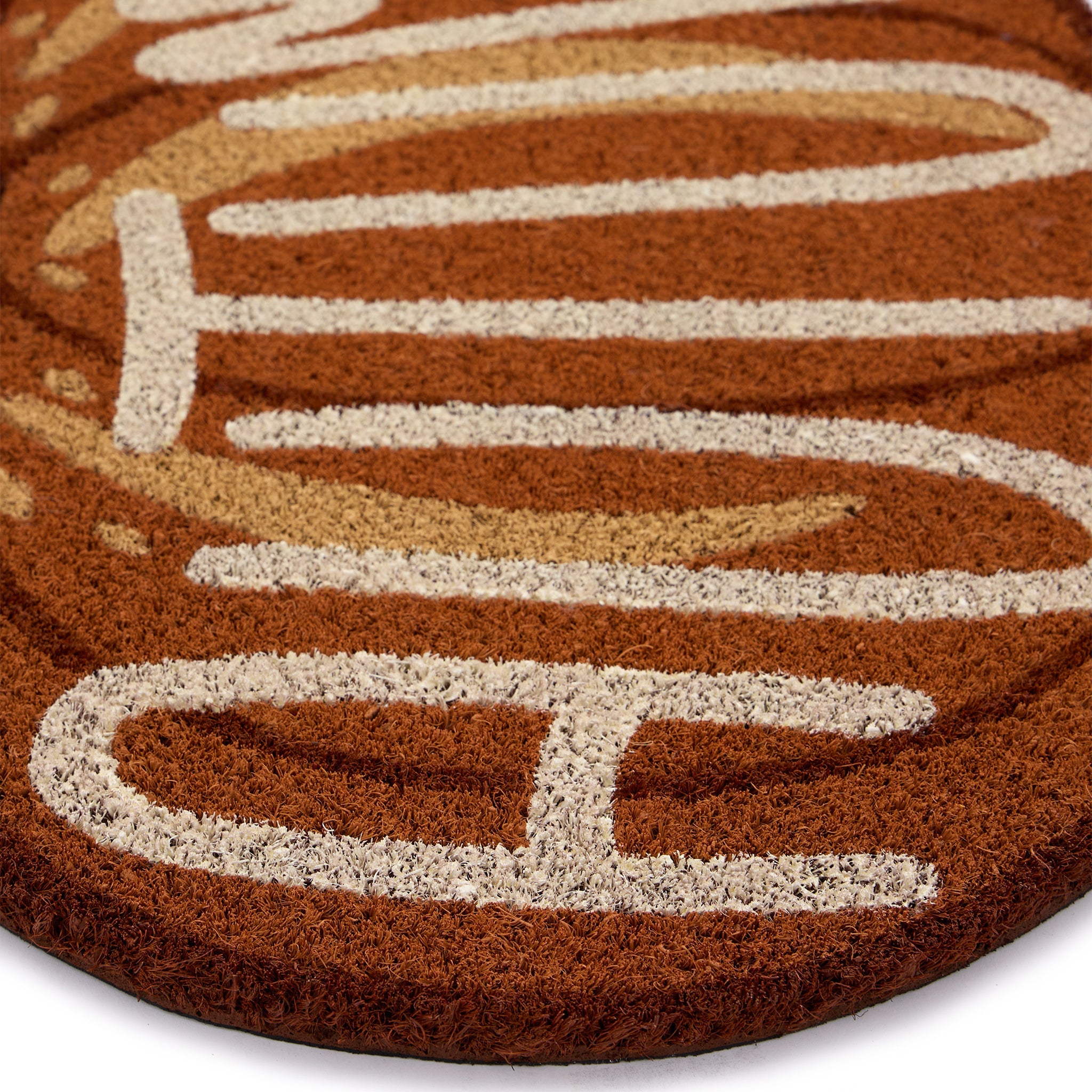 My Mat Printed Coir Shaped Autumn Pumpkin - handmade