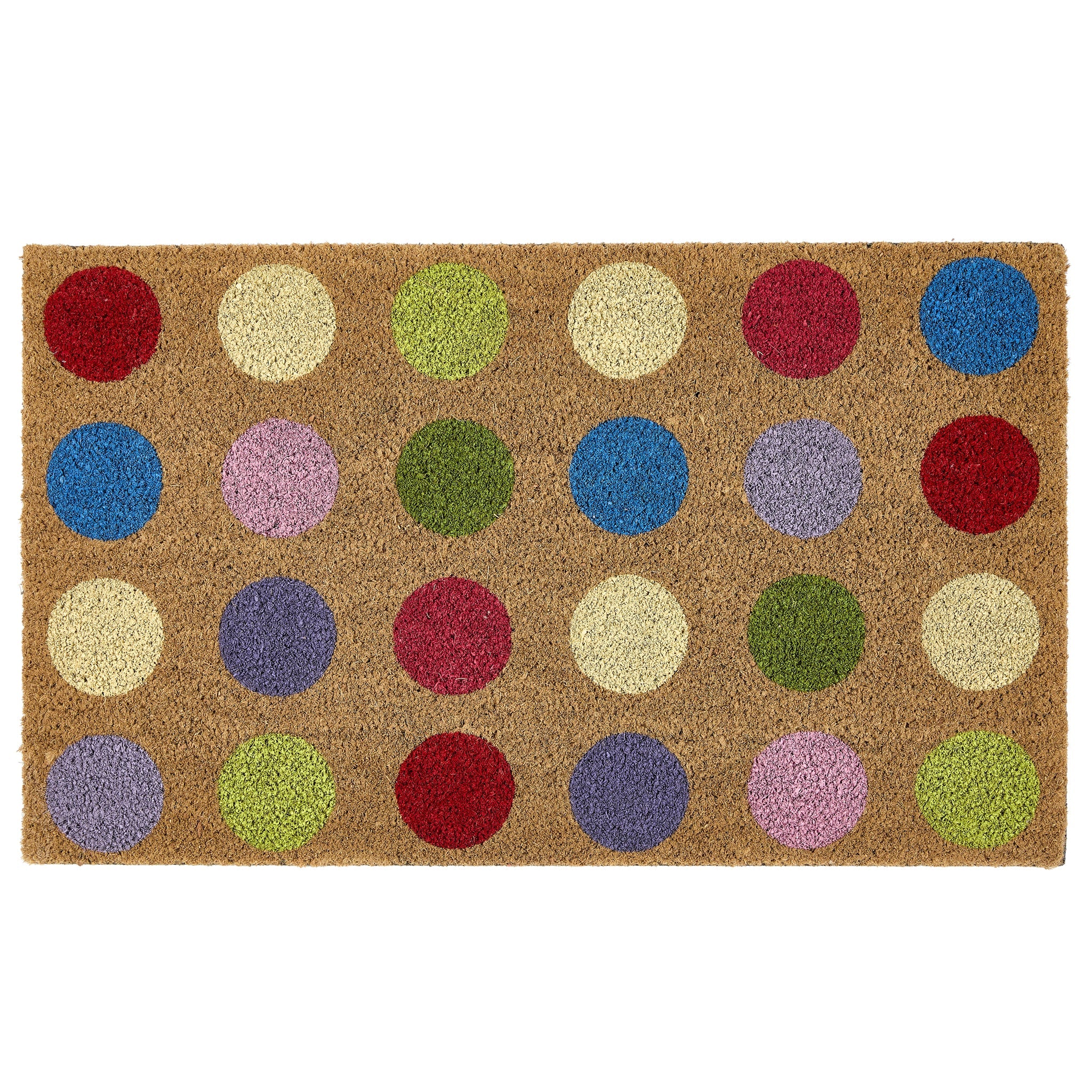 My Mat Printed Coir Spots - handmade