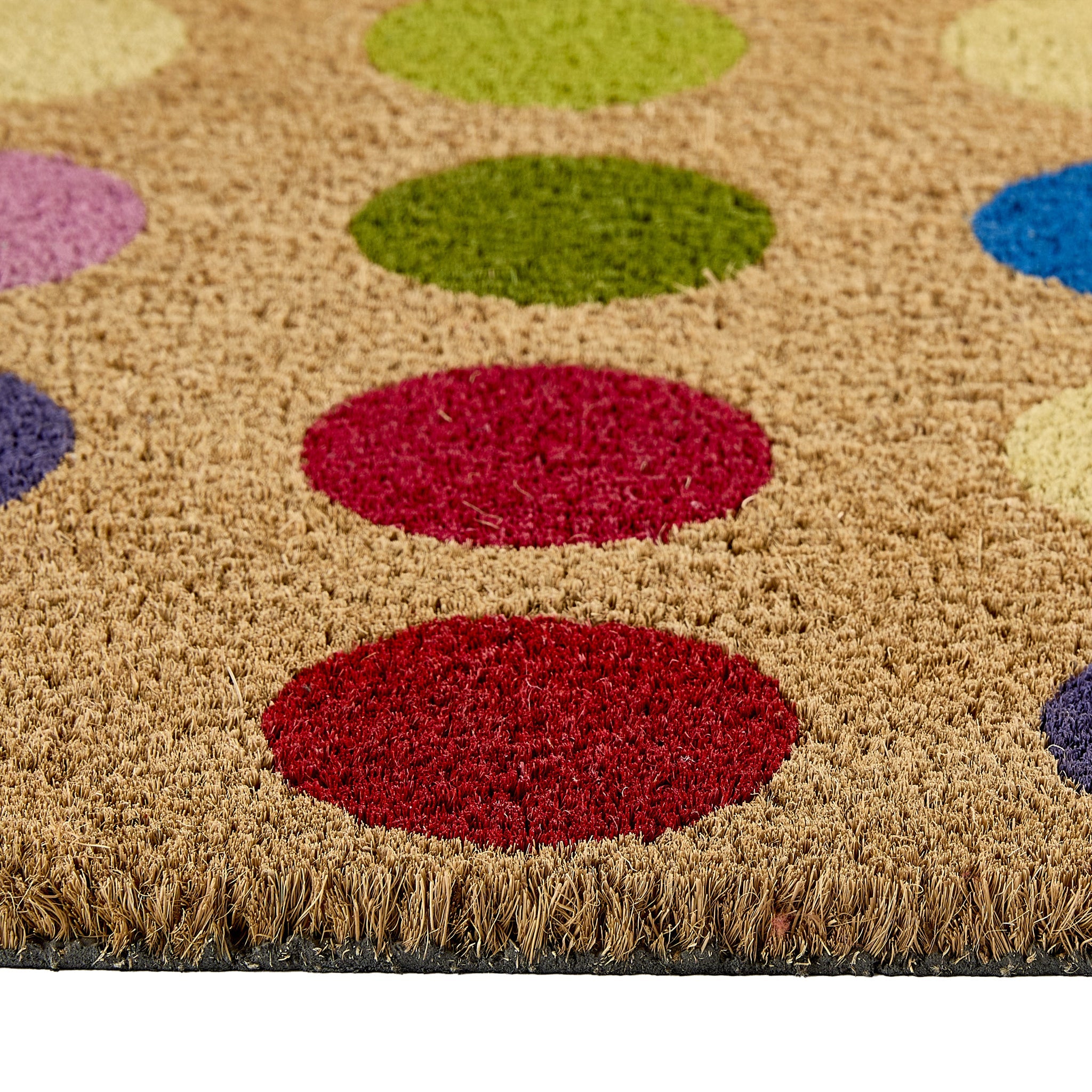 My Mat Printed Coir Spots - handmade