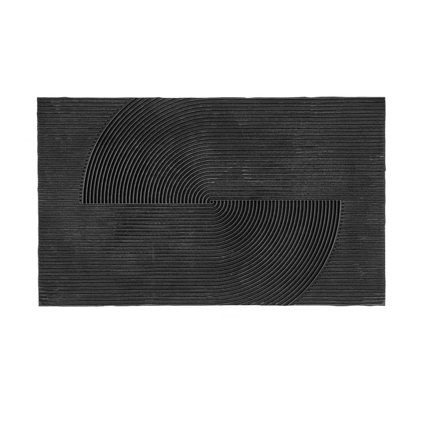 My Mat Reversible Rubber Curve Doormat - handmade