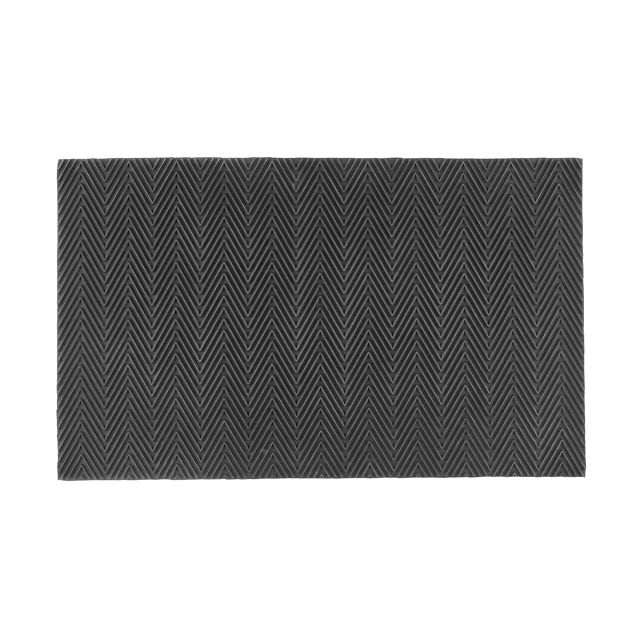 My Mat Reversible Rubber Zig Zag Doormat - handmade