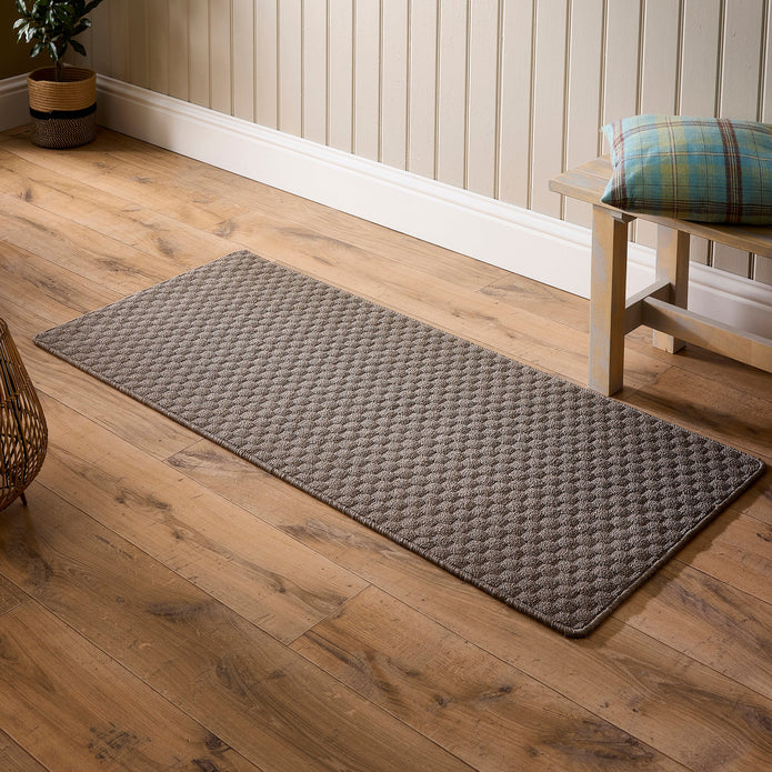 My Mat Sculptured Washable Honeycomb Mink - handmade