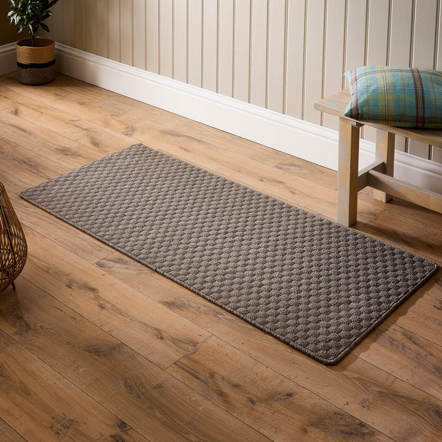 My Mat Sculptured Washable Honeycomb Mink - handmade