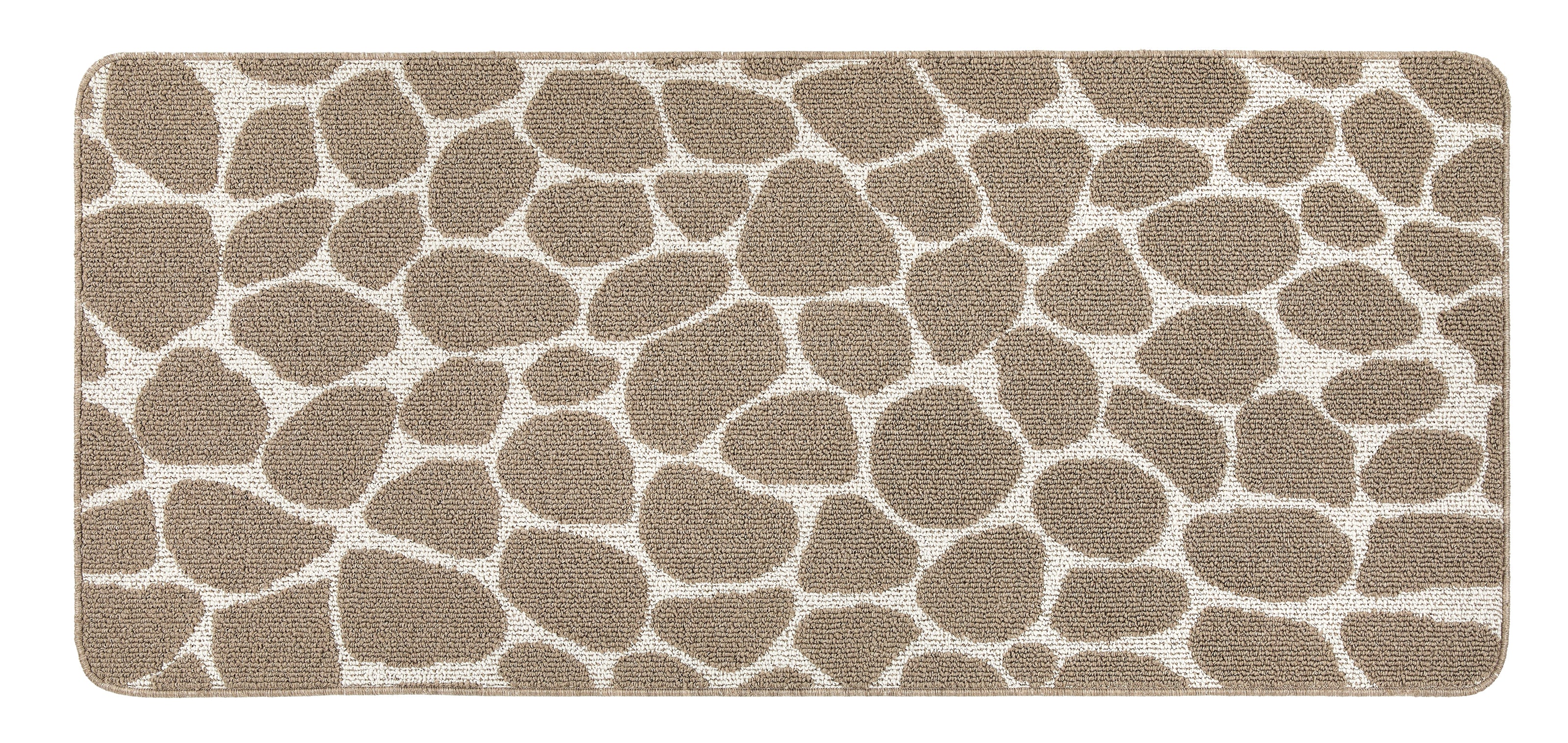 My Mat Sculptured Washable Patterened Pebble Mink - handmade