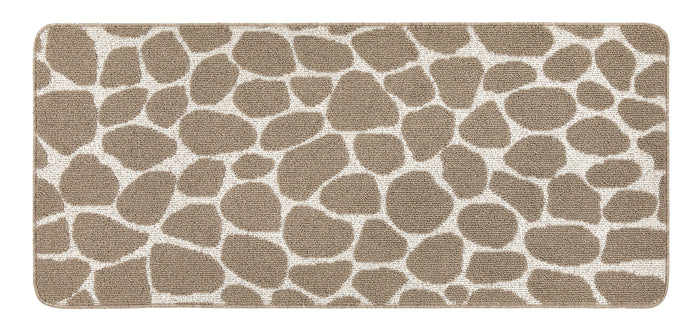 My Mat Sculptured Washable Patterened Pebble Mink - handmade
