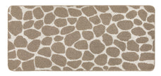 My Mat Sculptured Washable Patterened Pebble Mink - handmade