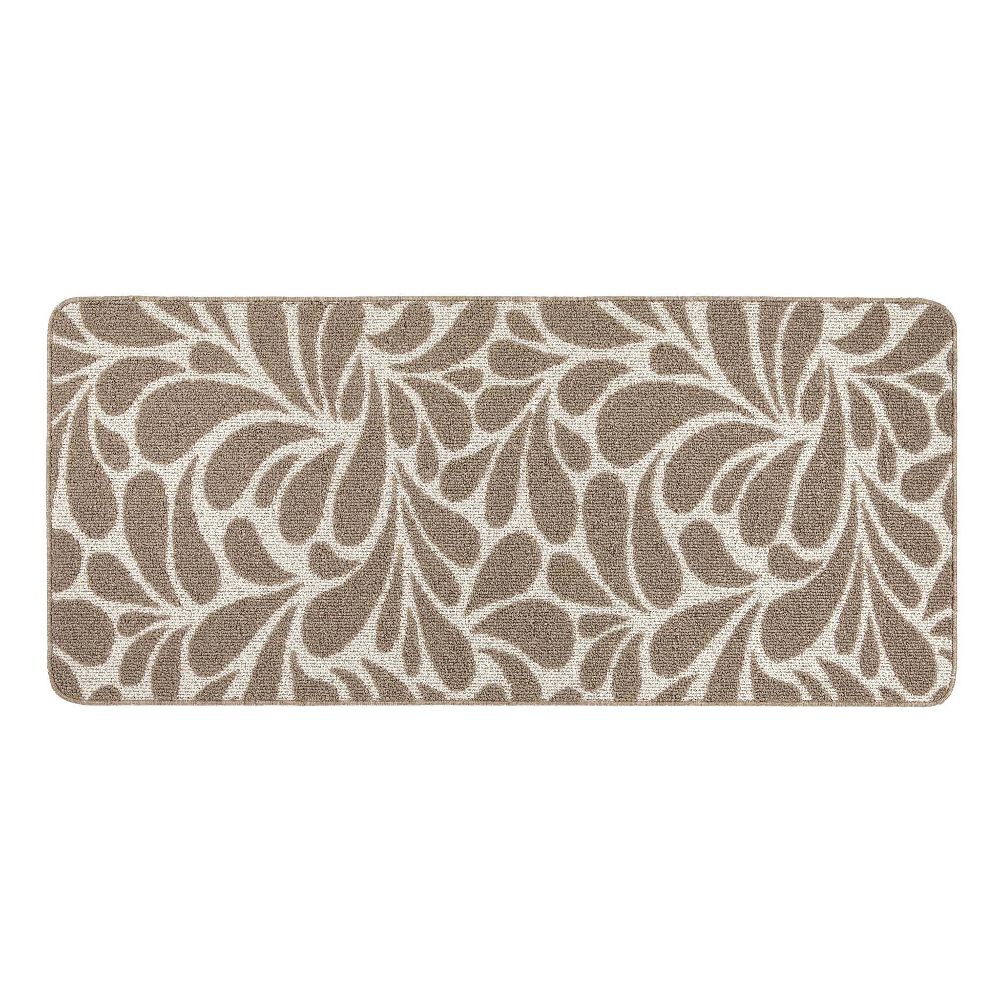 My Mat Sculptured Washable Patterened Rain Drop Mink - handmade