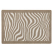My Mat Sculptured Washable Patterened Waves Mink - handmade
