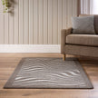 My Mat Sculptured Washable Patterened Waves Mink - handmade