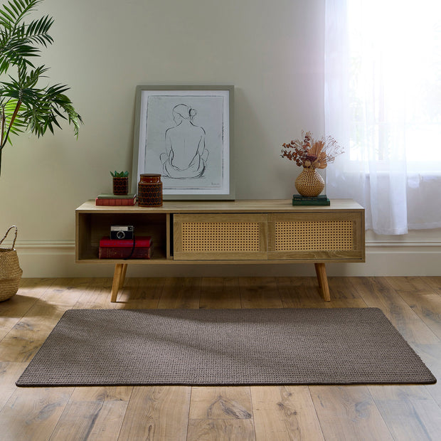 My Mat Sculptured Washable Waffle Texture Mink - handmade