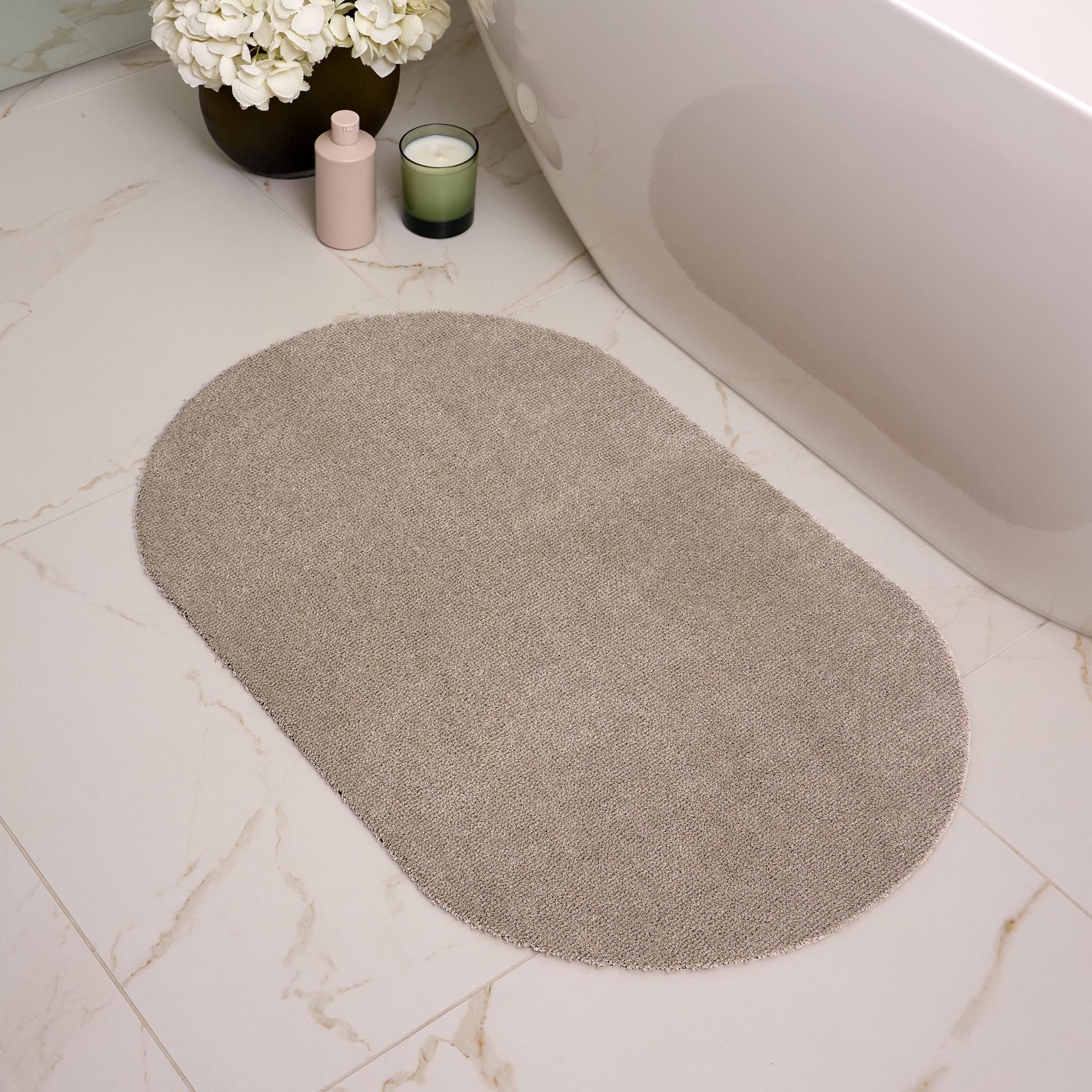 My Mat Soft Bathroom Oval - handmade