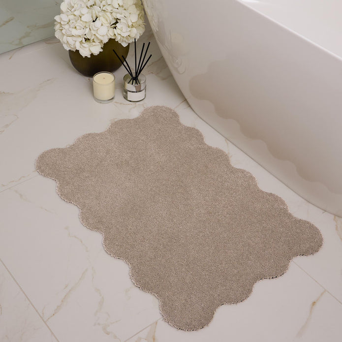 My Mat Soft Bathroom Scallop - handmade