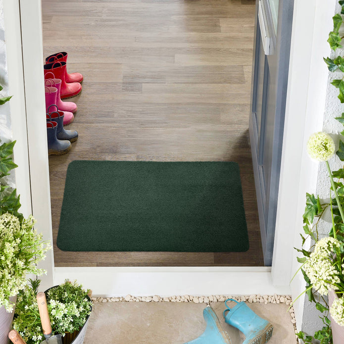 My Mat Soft Washable - Forest Green - handmade