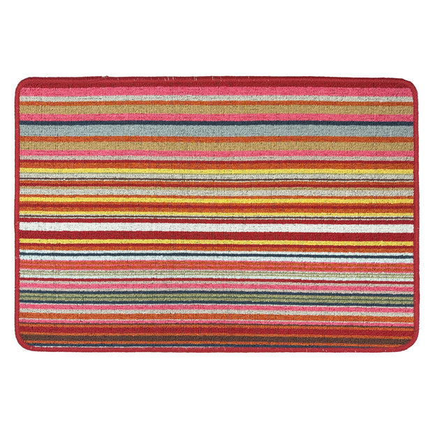 My Mat Stain Resistant Candy Multi Bright Stripe - handmade