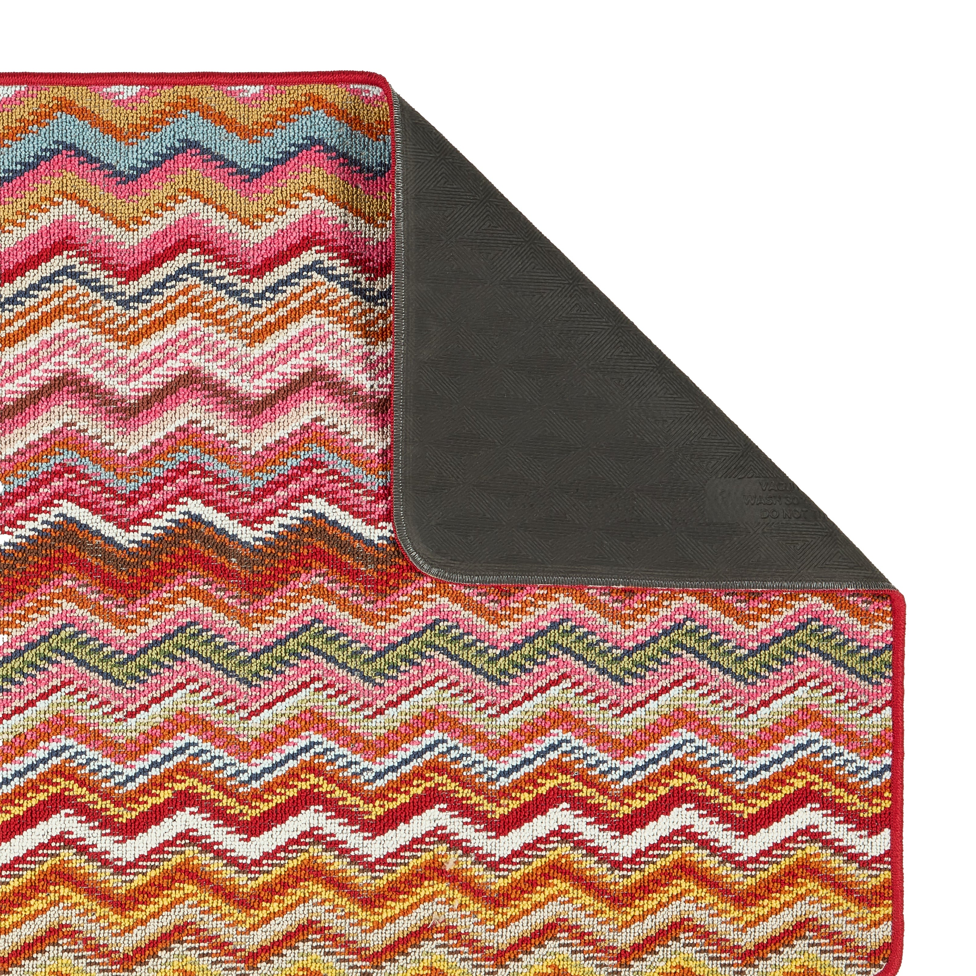My Mat Stain Resistant Candy Multi Bright Zigzag - handmade