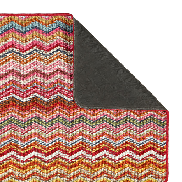 My Mat Stain Resistant Candy Multi Bright Zigzag - handmade
