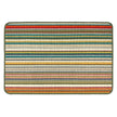 My Mat Stain Resistant Candy Multi Green Stripe - handmade