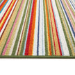 My Mat Stain Resistant Candy Multi Green Stripe - handmade
