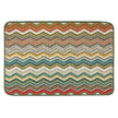 My Mat Stain Resistant Candy Multi Green Zigzag - handmade