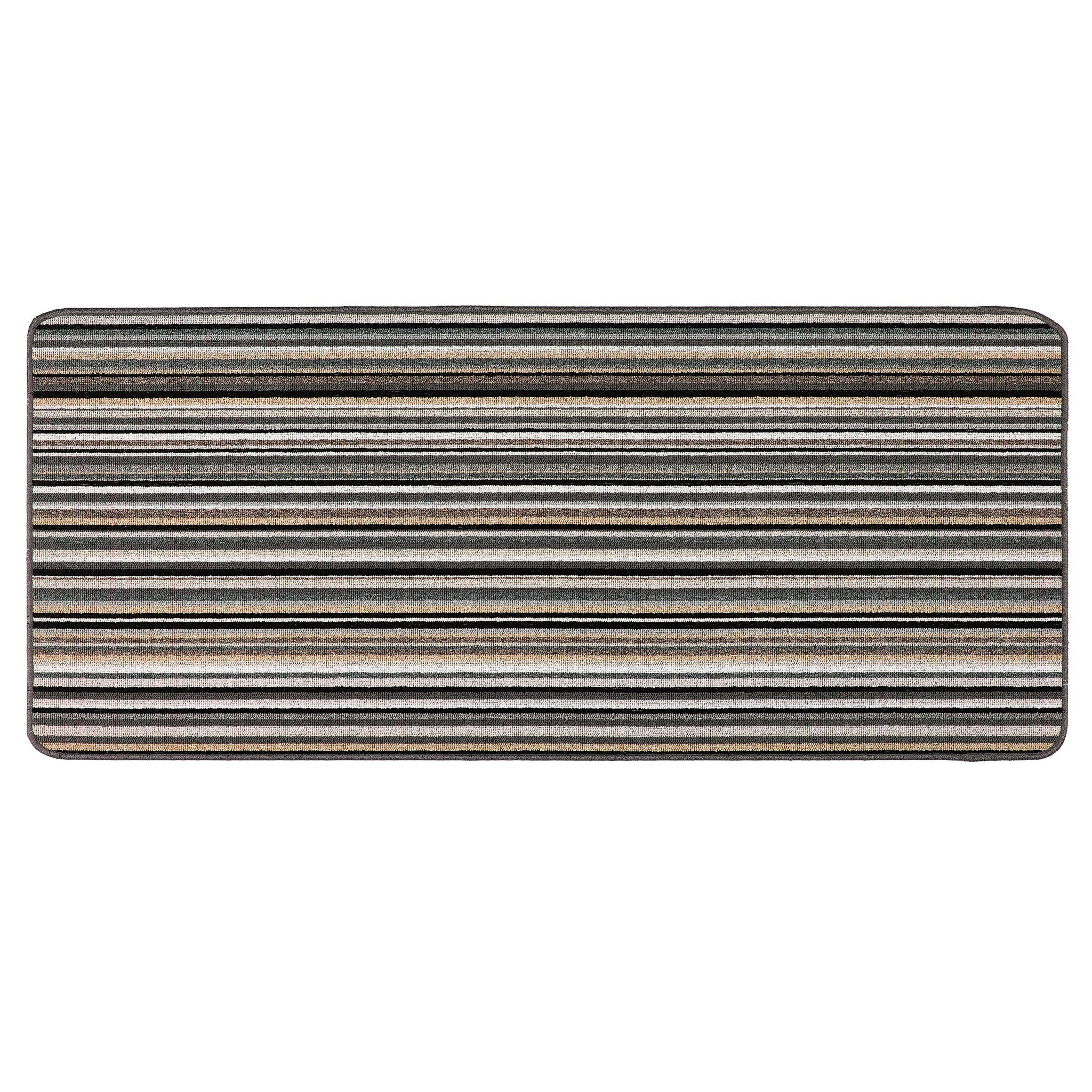 My Mat Stain Resistant Candy Multi Monochrome Stripe - handmade