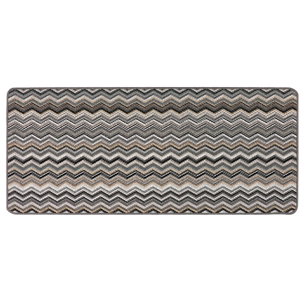 My Mat Stain Resistant Candy Multi Monochrome ZigZag - handmade