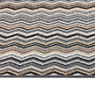 My Mat Stain Resistant Candy Multi Monochrome ZigZag - handmade