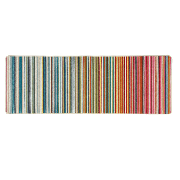 My Mat Stain Resistant Candy Multi Rainbow Stripe - handmade