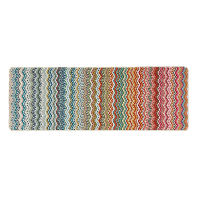 My Mat Stain Resistant Candy Multi Rainbow Zig Zag - handmade